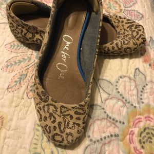 TOMS flats cheetah print
